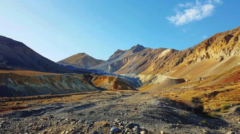 Geological Features - Mountain Pass