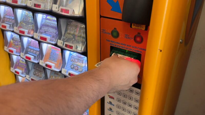 Vending Machine in Lotto Store at Primm