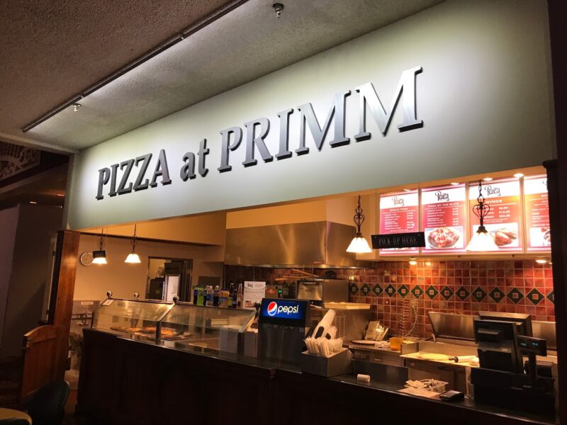 Pizza at Primm Valley Resort